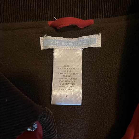 Kids Rust Orange Quilted Jacket - Picture 2 of 5